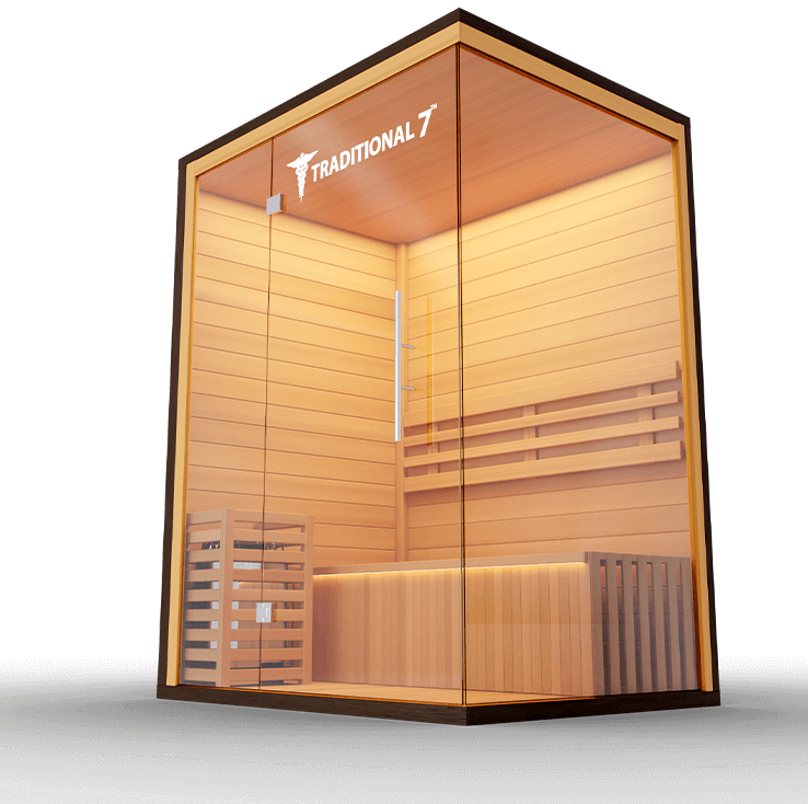 Medical Saunas Traditional 7 front corner view