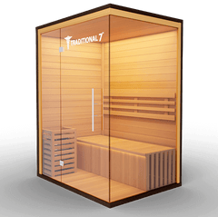 Medical Saunas Traditional 7 front and side view