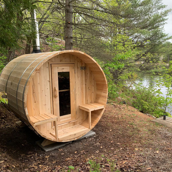 Dundalk Leisurecraft Serenity Barrel Sauna image