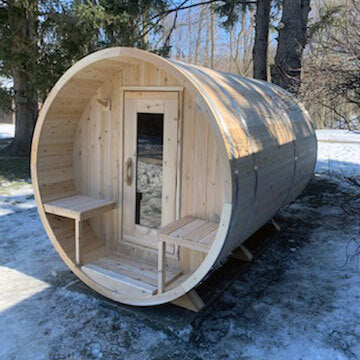 Dundalk Leisurecraft Serenity Barrel Sauna image
