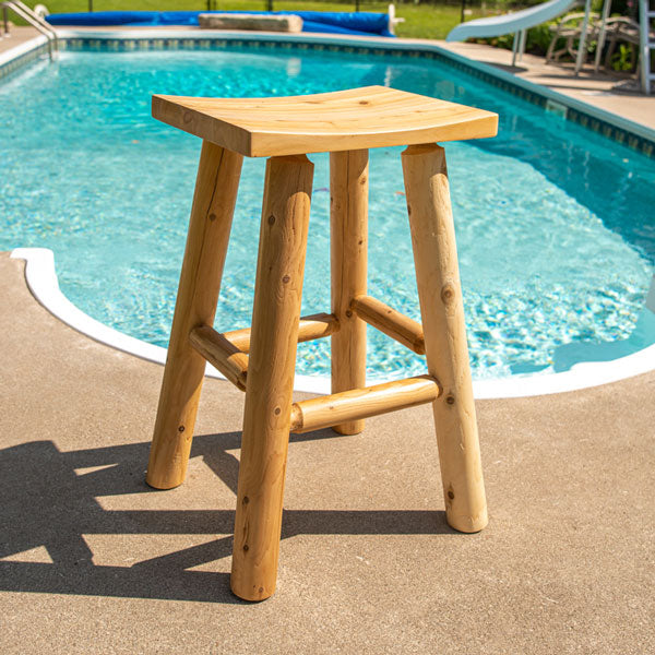 Dundalk Leisurecraft Saddle stool for Tikibar