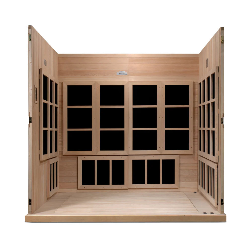 Golden Designs Catalonia 8-person Near Zero EMF FAR Infrared Sauna