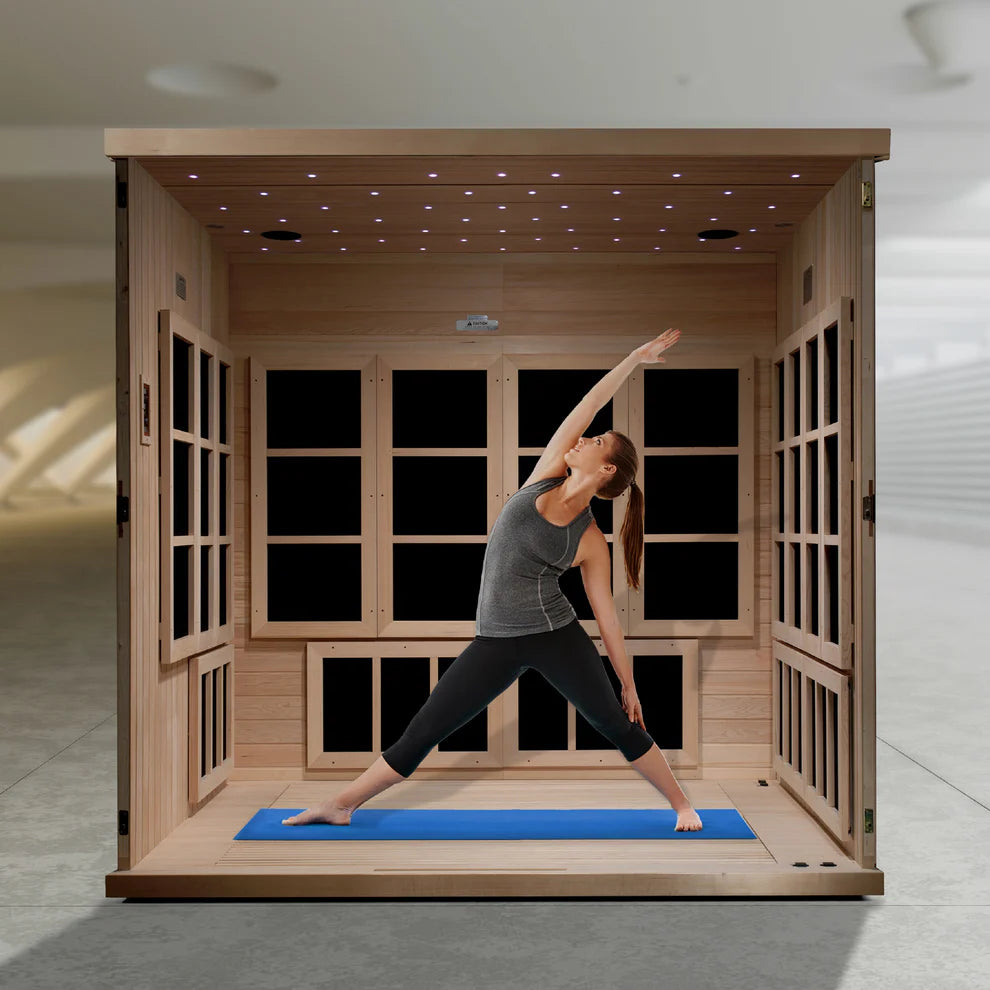 Golden Designs Catalonia 8-person Near Zero EMF FAR Infrared Sauna