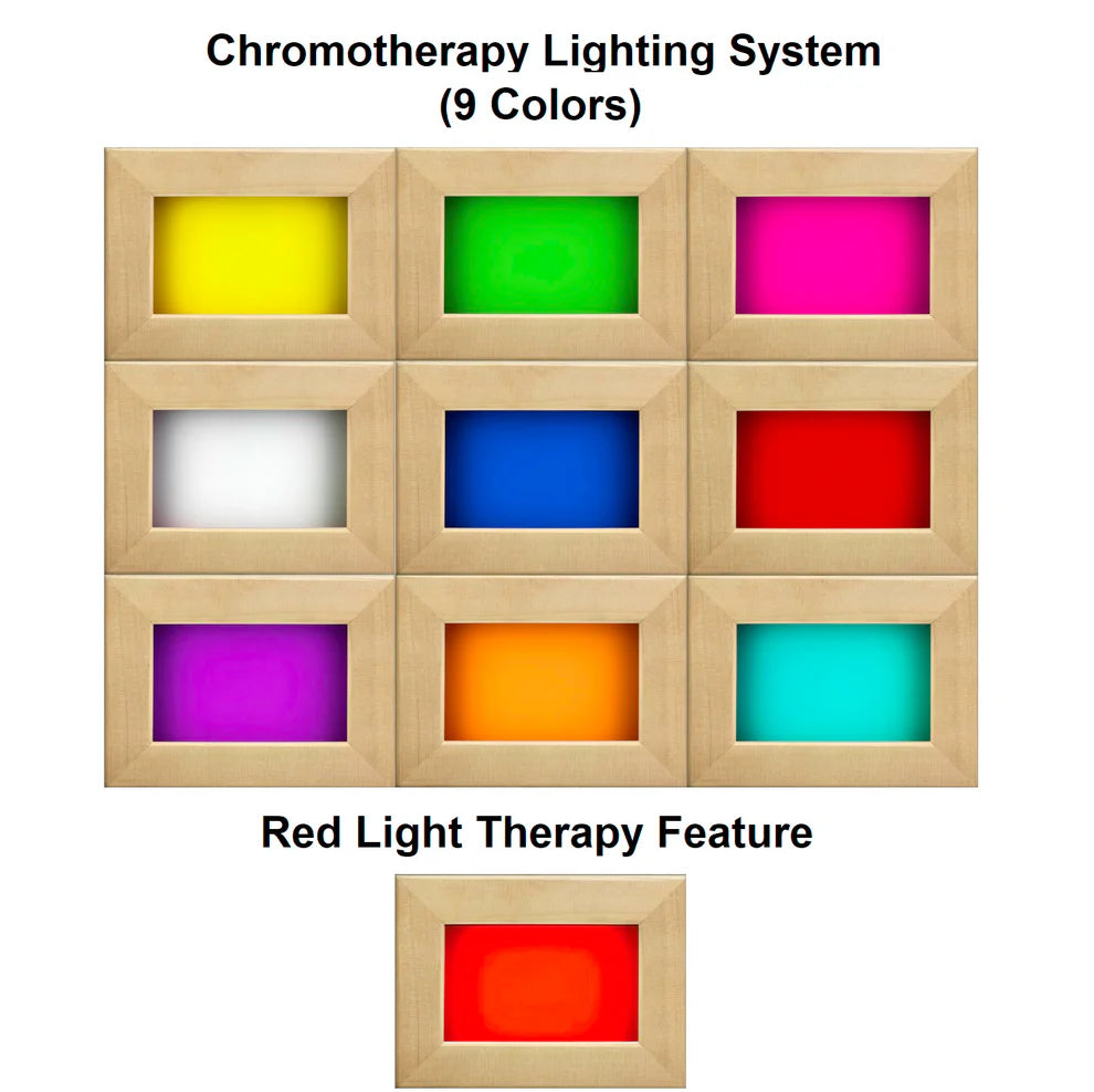 Golden Designs Monaco 6-person PureTech™ Near Zero EMF FAR Infrared Sauna