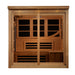 Golden Designs Monaco Limited Edition 6-person Near Zero EMF FAR Infrared Sauna front view straight on