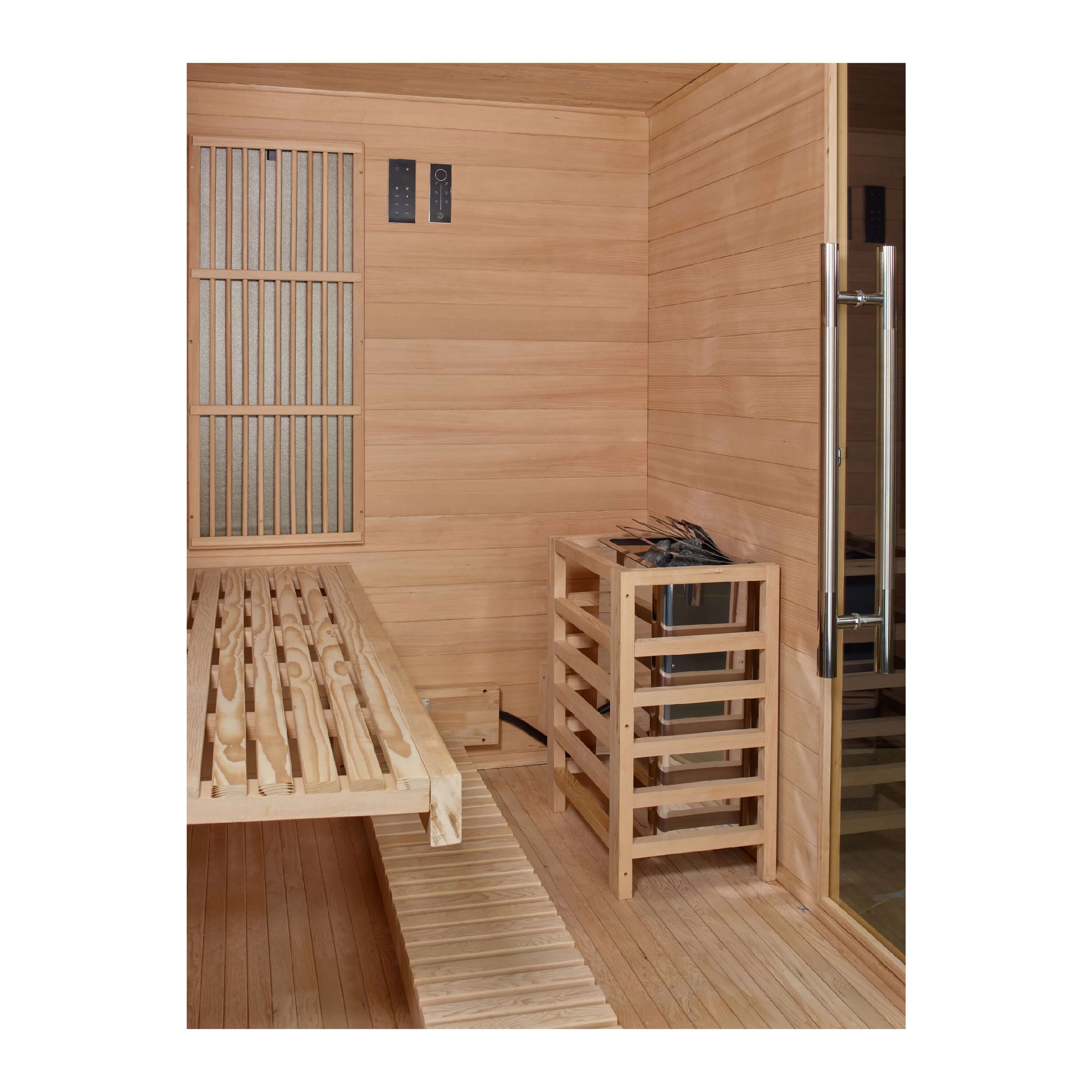 Golden Designs GDI-8330-01 Soria Sauna inside view