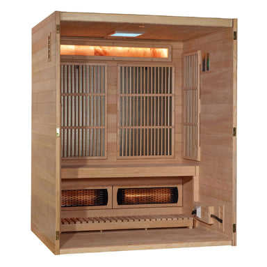 Golden Designs GDI-8330-01 Soria Sauna front view front removed
