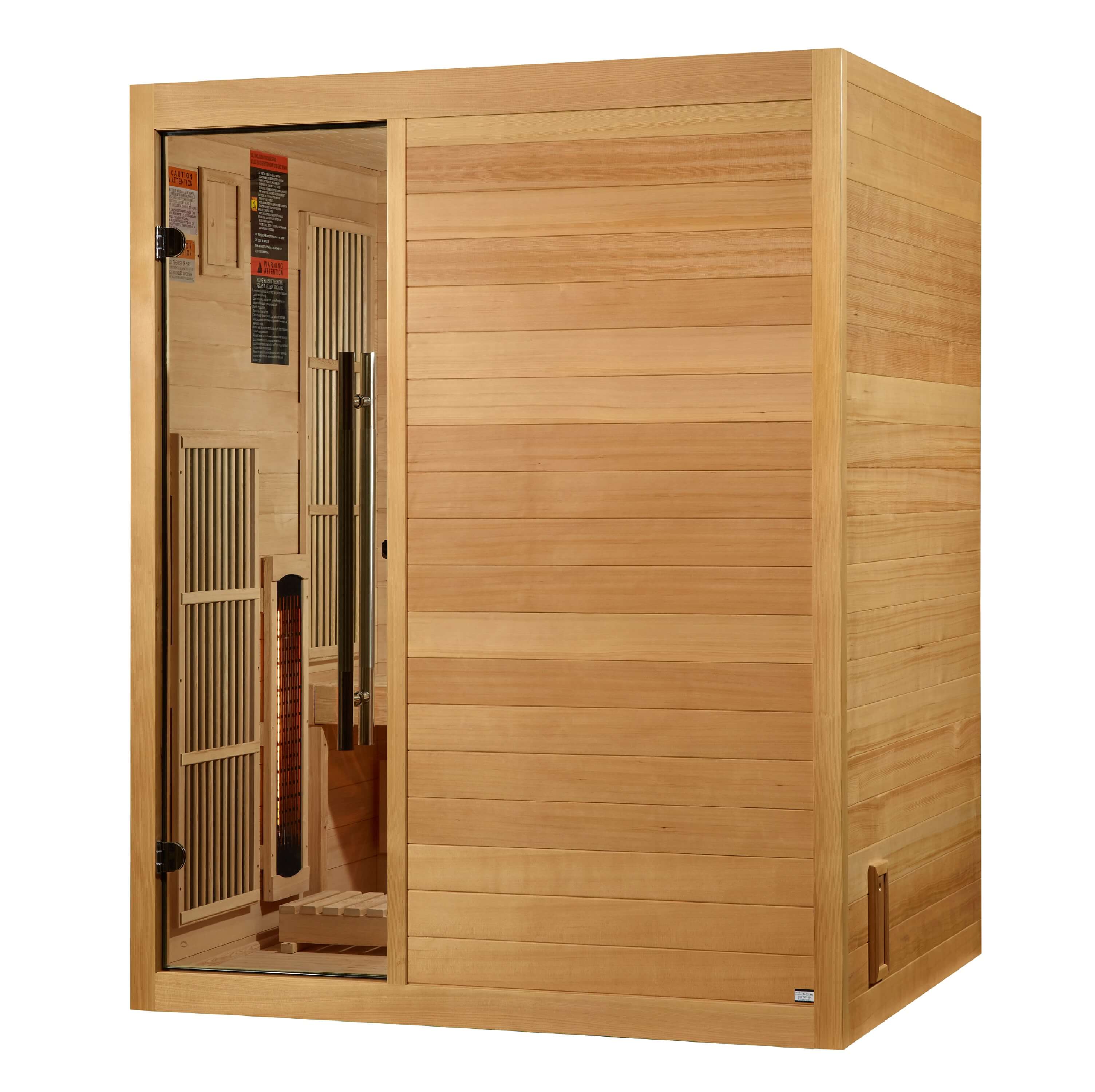 Golden Designs GDI-8330-01 Soria Sauna front view door closed