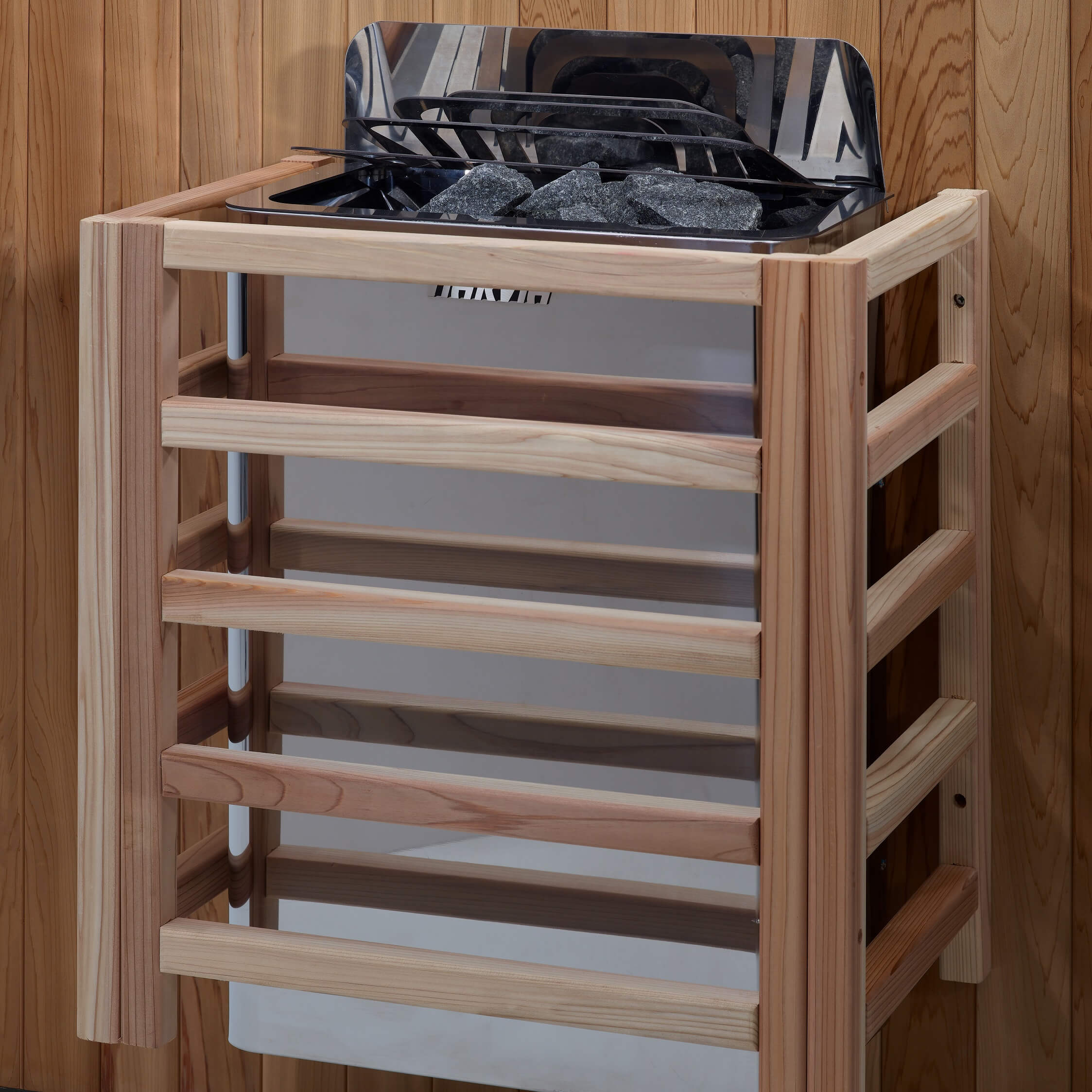 Golden Designs 2025 Soria 3-Person Hybrid Near Zero EMF Infrared and Steam Sauna
