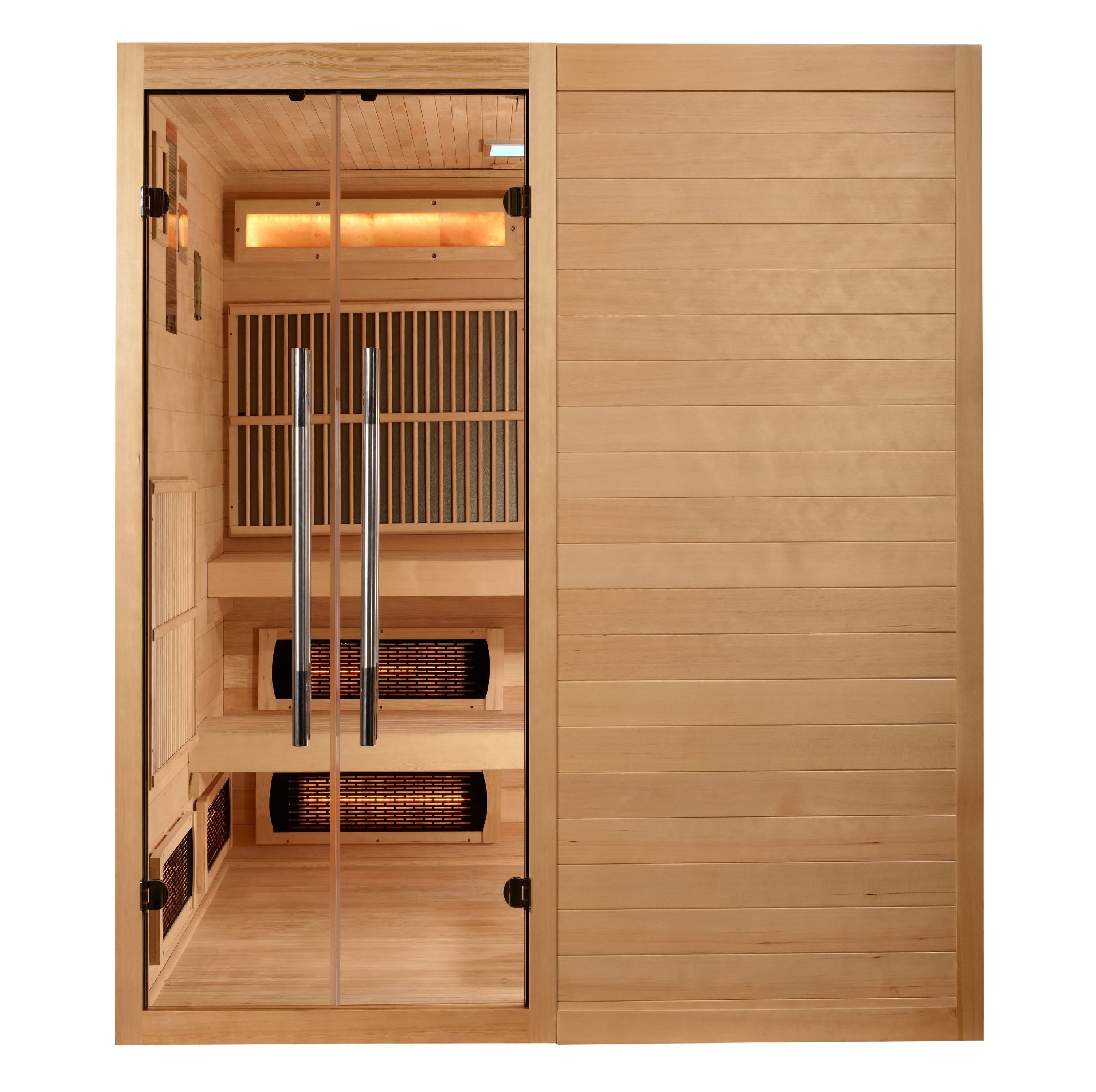 Golden Designs GDI-8360-01 Toledo Sauna front view doors closed