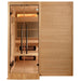 Golden Designs GDI-8360-01 Toledo Sauna front view doors closed with door ramp