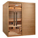 Golden Designs GDI-8360-01 Toledo Sauna front view angled doors closed