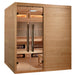 Golden Designs GDI-8360-01 Toledo Sauna front view angled doors closed