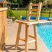 Dundalk Leisurecraft Ladderback stool for Tikibar
