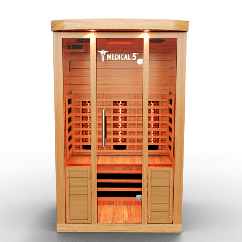 Medical Saunas Medical 5 Sauna front image white background