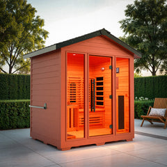 Medical Saunas Nature 7 Outdoor Infrared and Steam Sauna