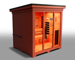 Medical Saunas Nature 8 Plus Outdoor Infrared and Steam Sauna