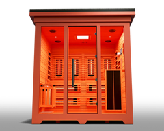 Medical Saunas Nature 8 Plus Outdoor Infrared and Steam Sauna