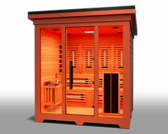 Medical Saunas Nature 8 Plus Outdoor Infrared and Steam Sauna