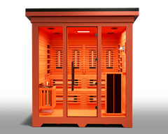Medical Saunas Nature 8 Plus Outdoor Infrared and Steam Sauna