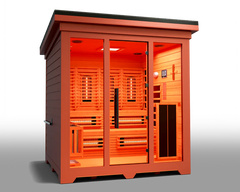 Medical Saunas Nature 8 Plus Outdoor Infrared and Steam Sauna