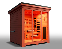 Medical Saunas Nature 8 Plus Outdoor Infrared and Steam Sauna