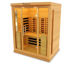 Medical Saunas Medical 5 Ver 2 Sauna front view angled slightly downwards