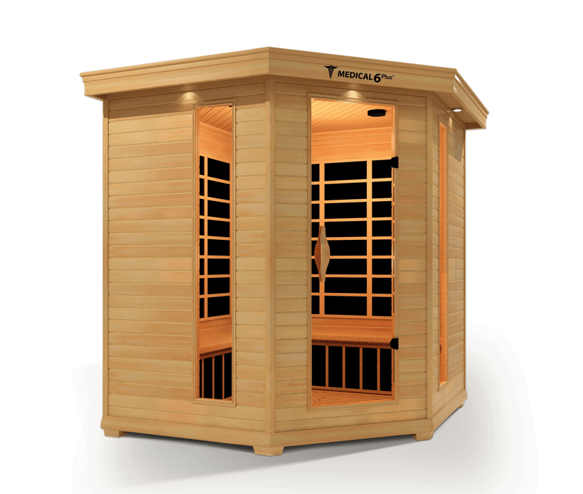 Medical 6 Plus Sauna side and front image