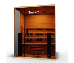 Medical Saunas Medical 7 Ultra Full Spectrum Infrared Sauna  front image angled