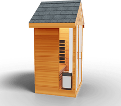 Medical Saunas Nature 5 Outdoor Infrared and Steam Sauna side image