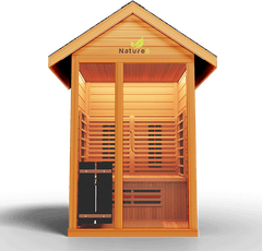 Medical Saunas Nature 6 Outdoor Infrared and Steam Sauna front image
