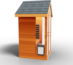 Medical Saunas Nature 6 Outdoor Infrared and Steam Sauna side view