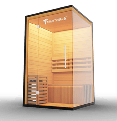 Medical Saunas Traditional 5 Steam Sauna front view angled