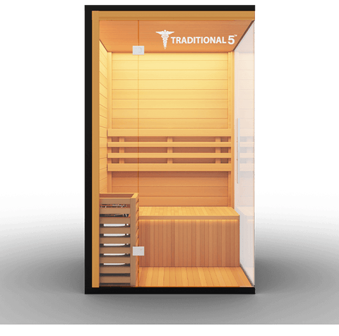 Image of Medical Saunas Traditional 5 Steam Sauna front view