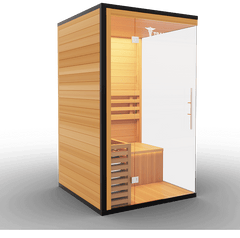 Medical Saunas Traditional 5 Steam Sauna front view angled