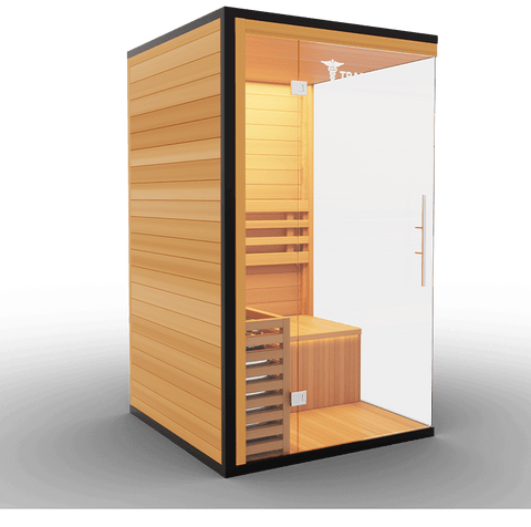 Image of Medical Saunas Traditional 5 Steam Sauna front view angled