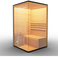 Medical Saunas Traditional 5 Steam Sauna front corner view