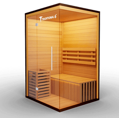 Medical Saunas Traditional 6 Steam Sauna front corner view