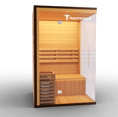 Medical Saunas Traditional 6 Steam Sauna front view angled