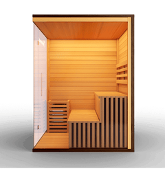 Medical Saunas Traditional 8 Plus Steam Sauna side view