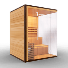 Medical Saunas Traditional 8 Plus Steam Sauna front view angled